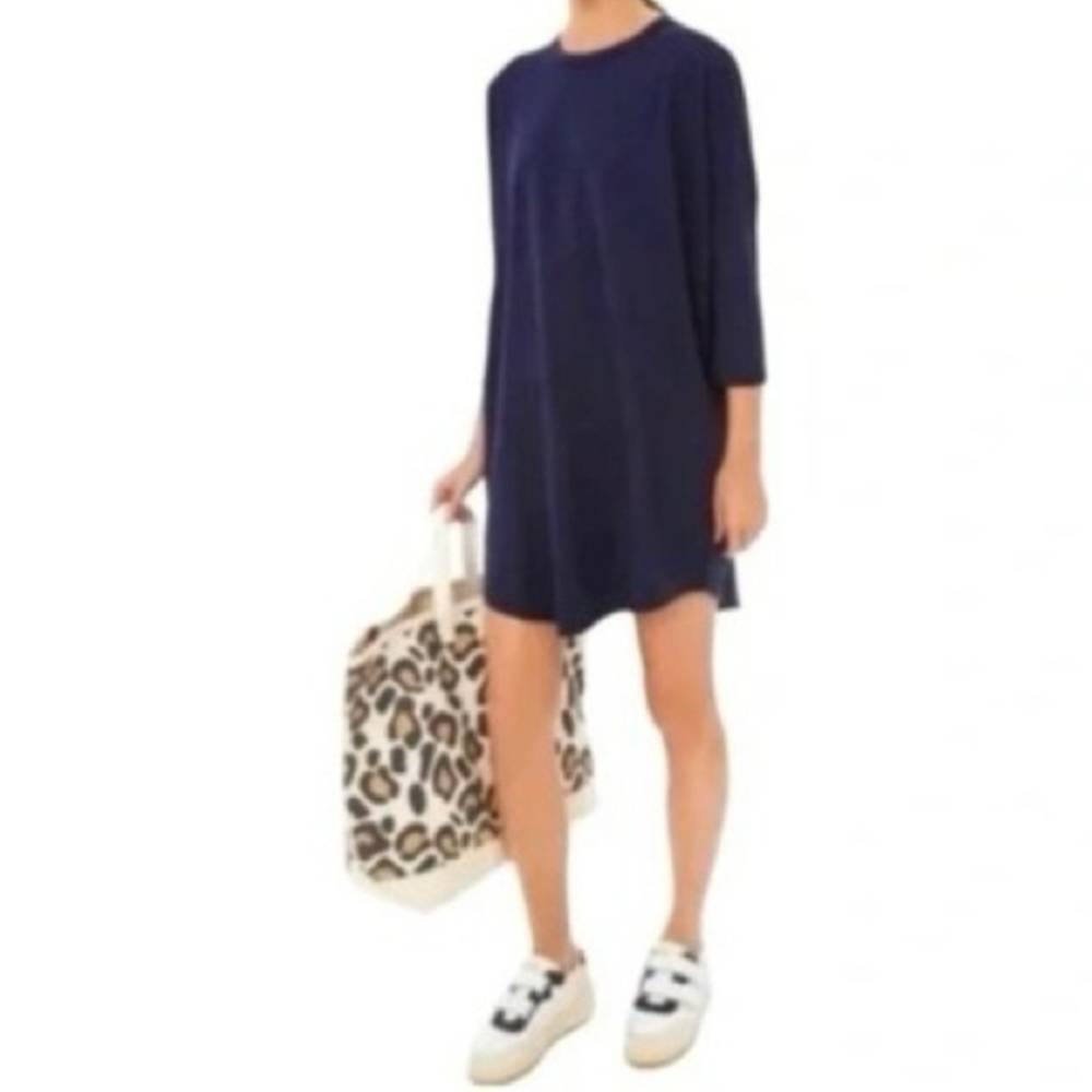 Pomander Place by Tuckernuck Navy Blue Sueshirt Dress S/XS - Picture 2 of 16